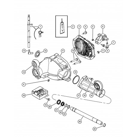 Mopar joint spi arbre de roue av g/d (52069706AB)