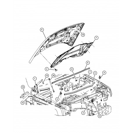 Mopar cable (55394495AB)