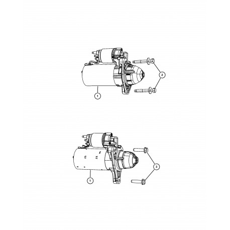 Mopar demarreur BOITE AUTO (68100366AA)