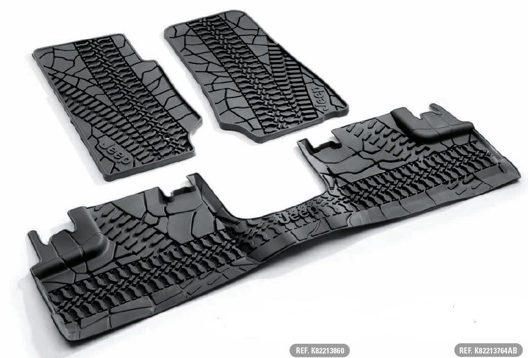 Commander tapis de coffre caoutchouc Wrangler JK MOPAR (82213184) pas cher  sur RLD Autos