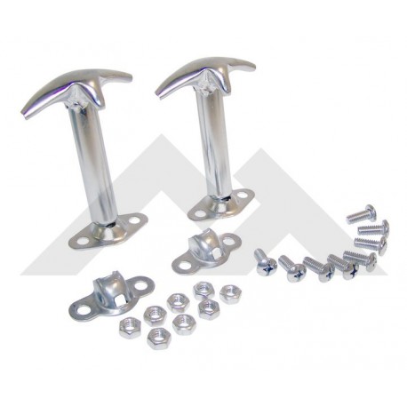 Crown kit 2 attaches capot inox (0J149)