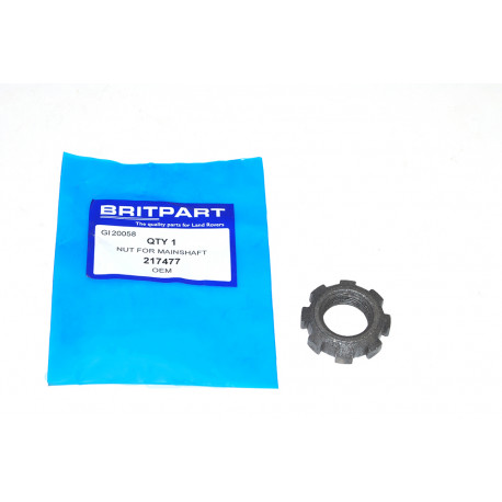 Britpart nut for mainshaft (217477)