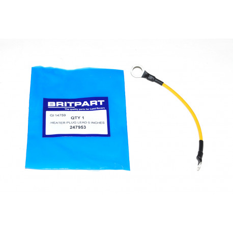 Britpart heater plug lead 5 inches (247953)