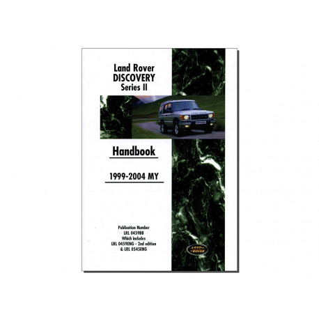 Land rover disco ser ii 99 04 handbook (63710)