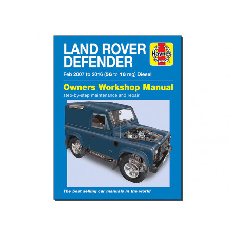 Haynes land rover defender 07-16 diesel (0P9Q3)