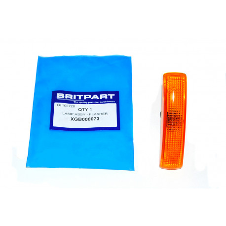 Britpart repetiteur lateral orange avec amp Discovery 3, Freelander 2, Range Sport (XGB000073)