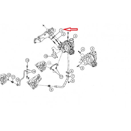 Mopar joint turbo (68092486AA)