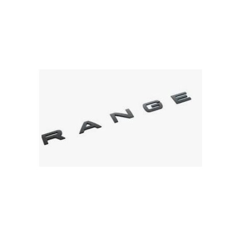 Land rover embleme plastique Range Sport arriere noir satiné (LR094386)