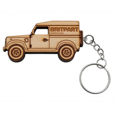 Britpart Porte cle DEFENDER en bois (DA8110)