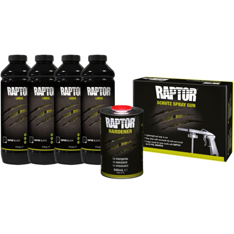 RAPTOR black coating kit DA6382