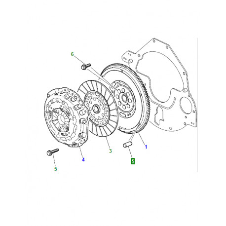 Jaguar goupille (XR89654)