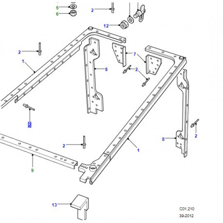 Land rover rivet (LR031461)