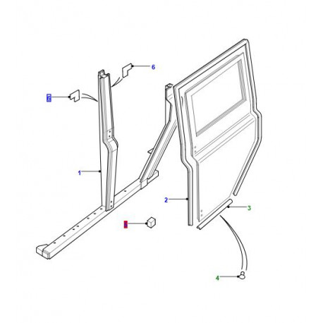 Land rover semelle caoutchouc (LR028971)