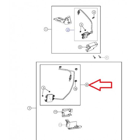 Mopar sonde (68249511AB)