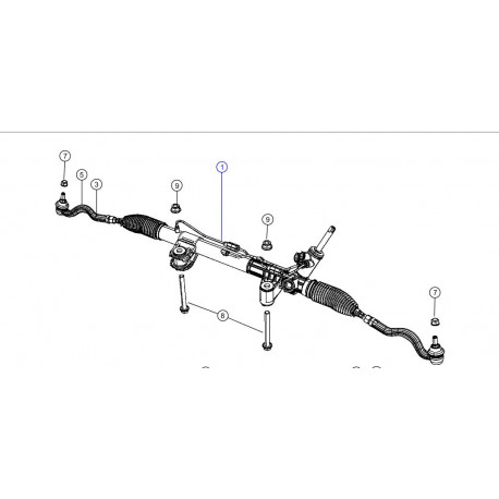 Mopar cremaillere de direction (05154513AC)