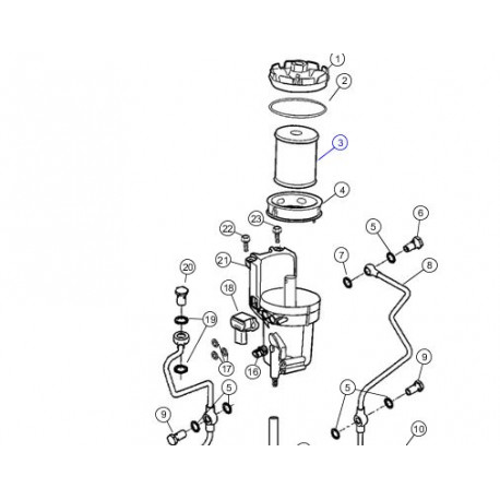 Mopar filtre a gasoil (68001914AB)