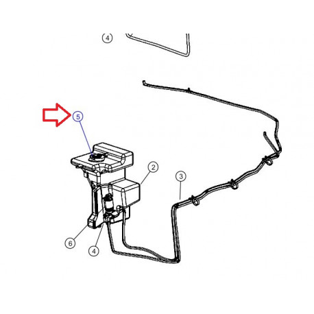 Mopar calotte (55077261AA)