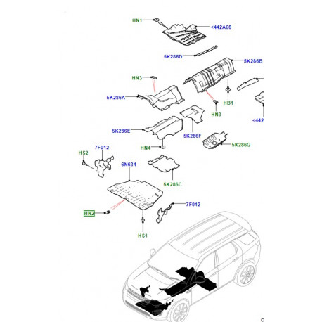 Oem ÉCROU À BRIDE (LR000053GB)