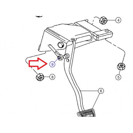 Mopar douille (04643448)