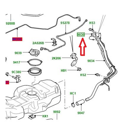 Land rover Bouchon remplissage reservoir (LR181510LRB)