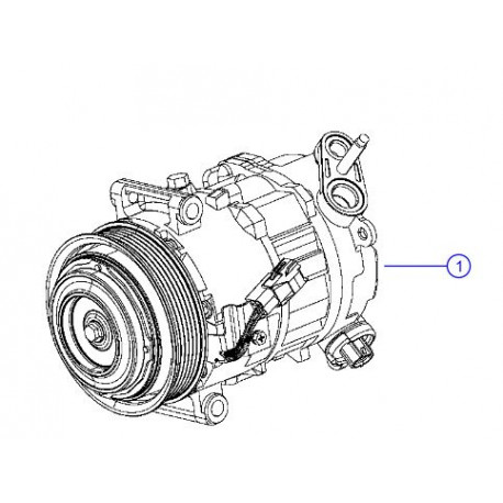 Mopar compresseur de climatisation Cherokee KL (68103199ADPC)