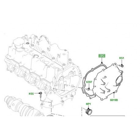 Land rover joint-couvercle (LR073816)