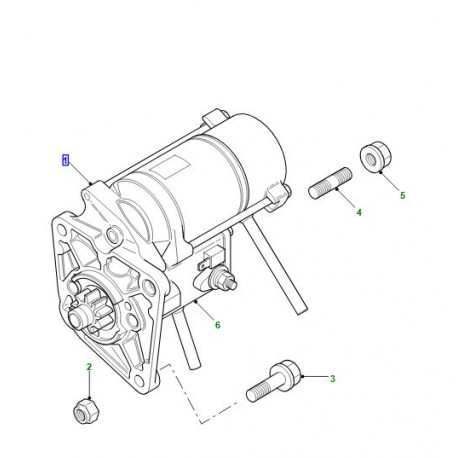 Allmakes 4x4 demarreur (NAD101240)