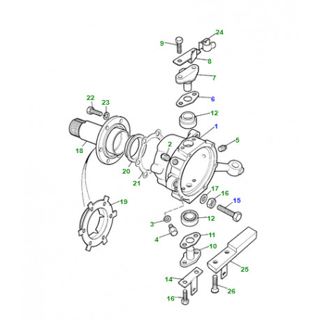 Land rover roulement a rouleaux coniques Defender 90, 110, 130, Discovery 1, Range Classic (606666)