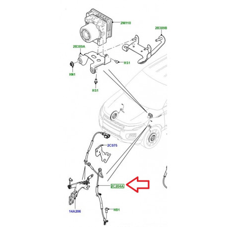 Land rover sonde ordinateur de bord Discovery Sport,  Evoque (LR071974)