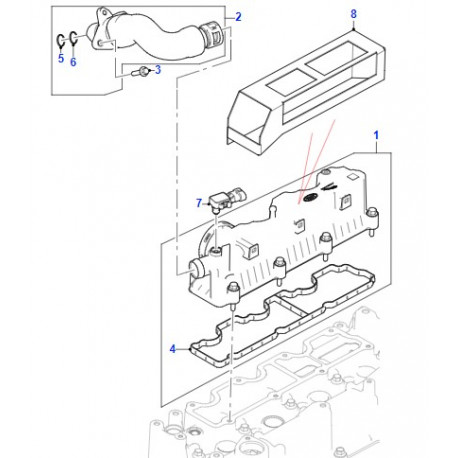 Jaguar couvercle de ventilation F-Pace (JDE39877)