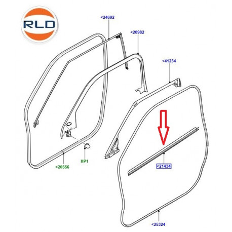 Land rover Lecheur vitre avant droit interieur (LR048290)