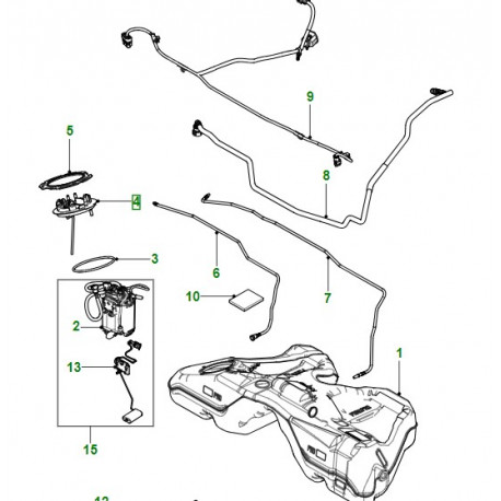 Jaguar bride de fixation XF X250 et XJ X351 (C2D25077)