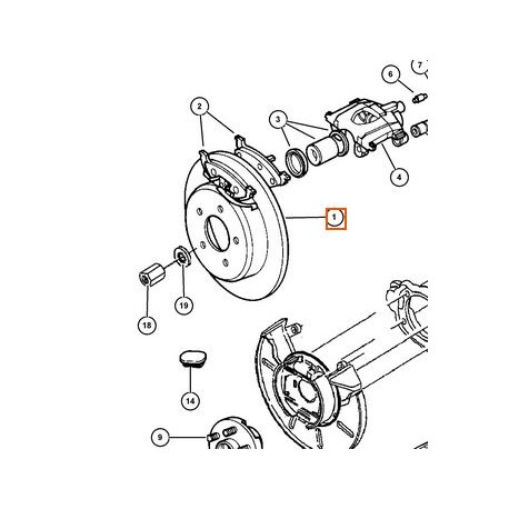 Febi Disque de frein unitaire RG (4721023AG)