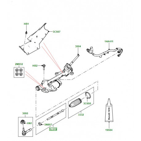 Moog biellette de direction d ou g (LR125338GB)