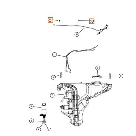 Mopar injecteur (55157489AA)