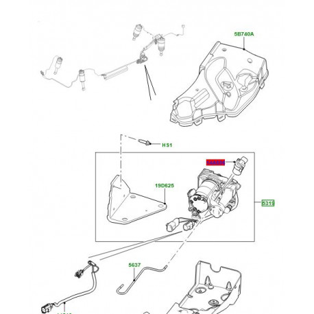 Land rover compresseur correcteur de niveau Discovery 4 et Range Sport (LR078650)