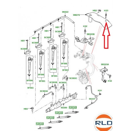 Land rover Vis M6 x 35mm (RYG500310)