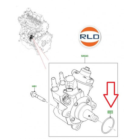 Land rover JOINT TORIQUE (LR139238LR)