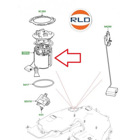 Land rover pompe a combustible Discovery 5 et DEFENDER (LR082752)