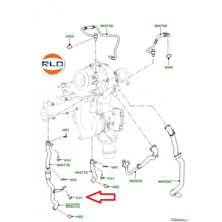 Land rover vis m6 x 16mm (LR073686)