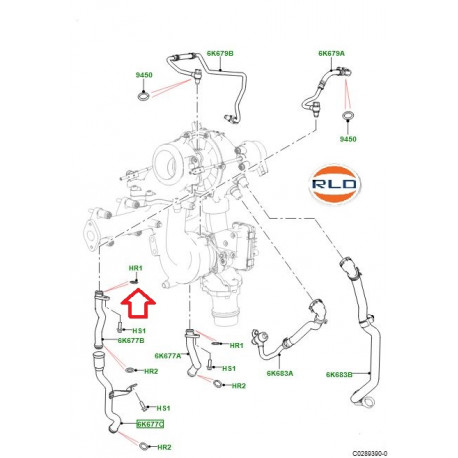 Britpart joint torique (LR073687GB)