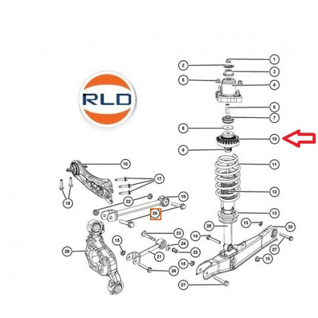 Mopar isolant (5006644AA)