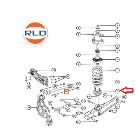 Mopar isolant (5171135AC)