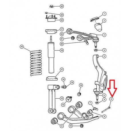 Mopar vis (06507620AA)