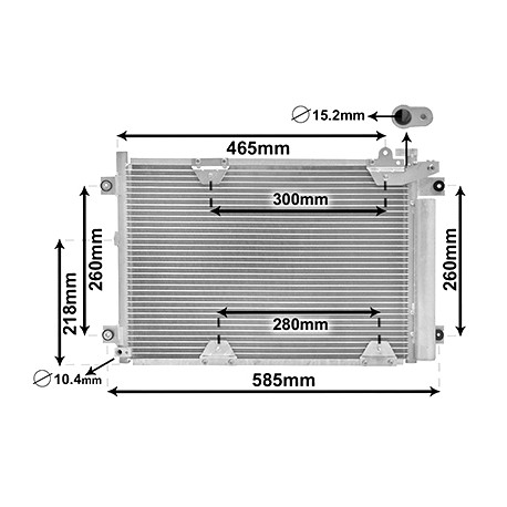 Allmakes 4x4 condenseur de clim (52005075)