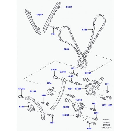 Land rover tendeur de chaine Range Sport (4179614)