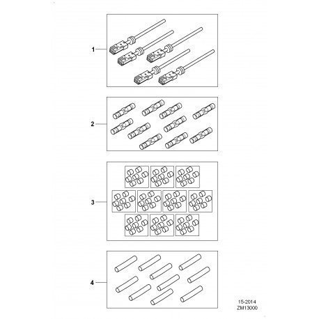 Land rover kit thermoretractable Discovery 3, Evoque, Range L322, L405, Sport (418104)