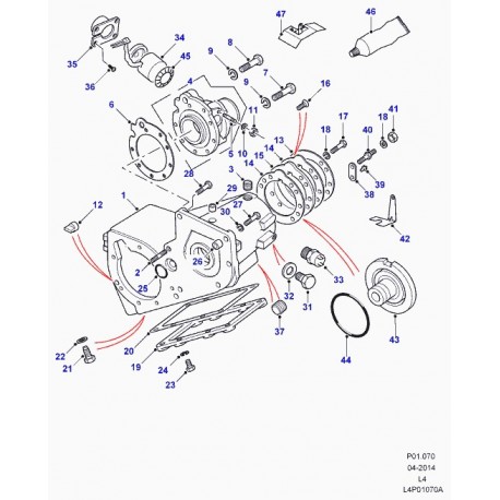 Land rover bouchon Discovery 1 (602146)