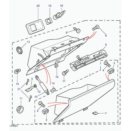 Land rover damper Range P38 (AWR6897)