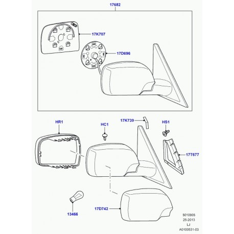 Land rover couverture Range L322 (CRC000091PUY)